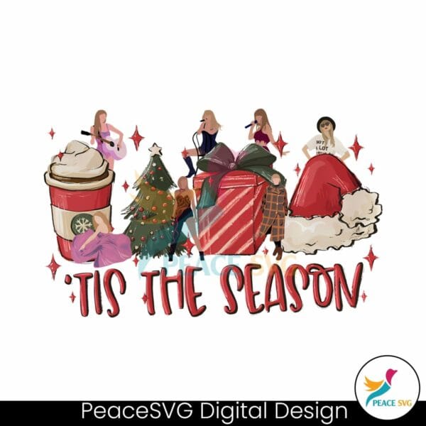 vintage-tis-the-season-taylor-swift-png-sublimation-design