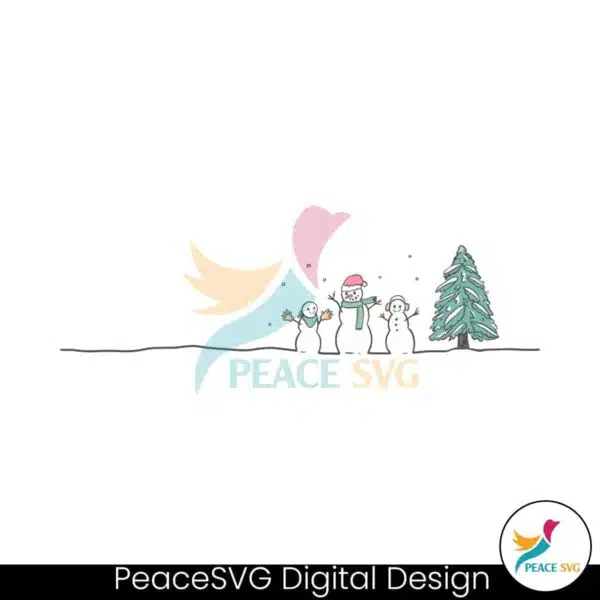 vintage-snowman-and-christmas-tree-svg-file-for-cricut