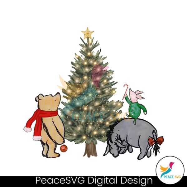 winnie-the-pooh-christmas-piglet-and-eeyore-png-file