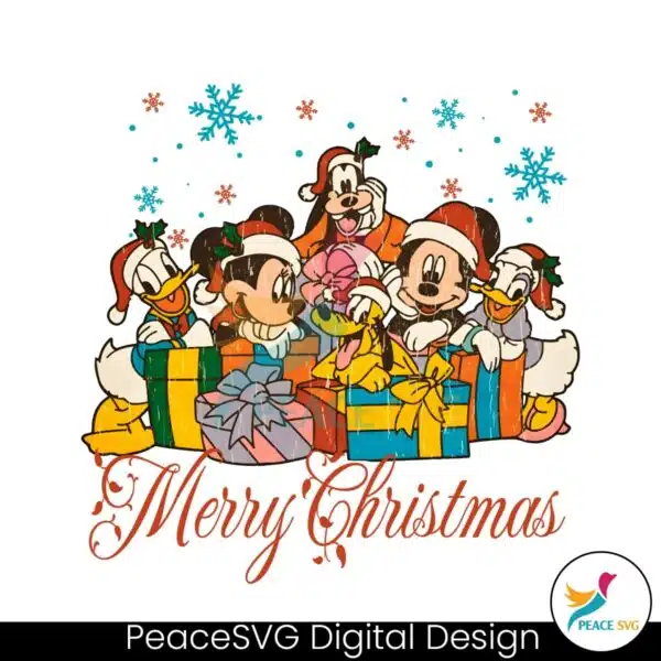 vintage-mickey-and-friends-merry-christmas-png-file