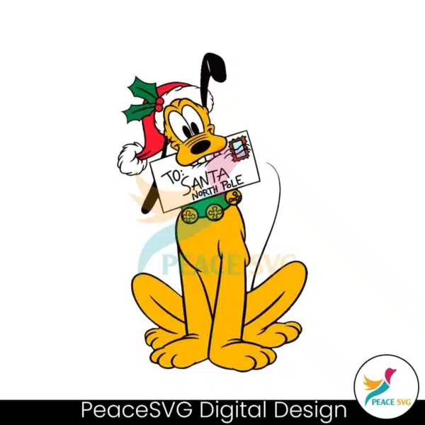 lovely-to-santa-north-pole-disney-pluto-christmas-svg-file