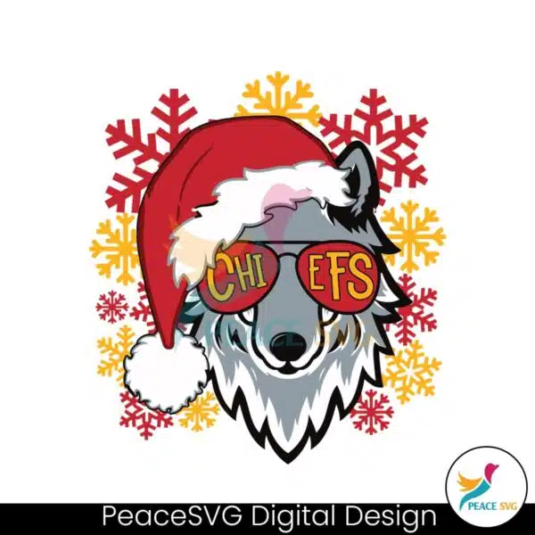 christmas-wolf-football-kansas-city-chiefs-svg-cricut-files