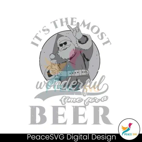 santa-wonderful-time-for-a-beer-svg