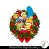 the-simpsons-christmas-wreath-png