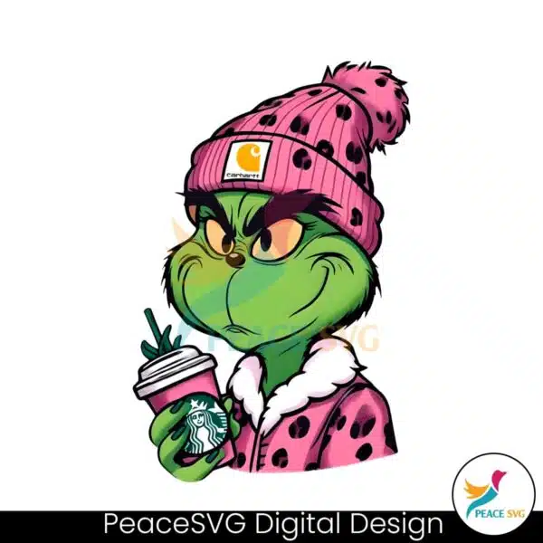 pink-grinch-boujee-christmas-png