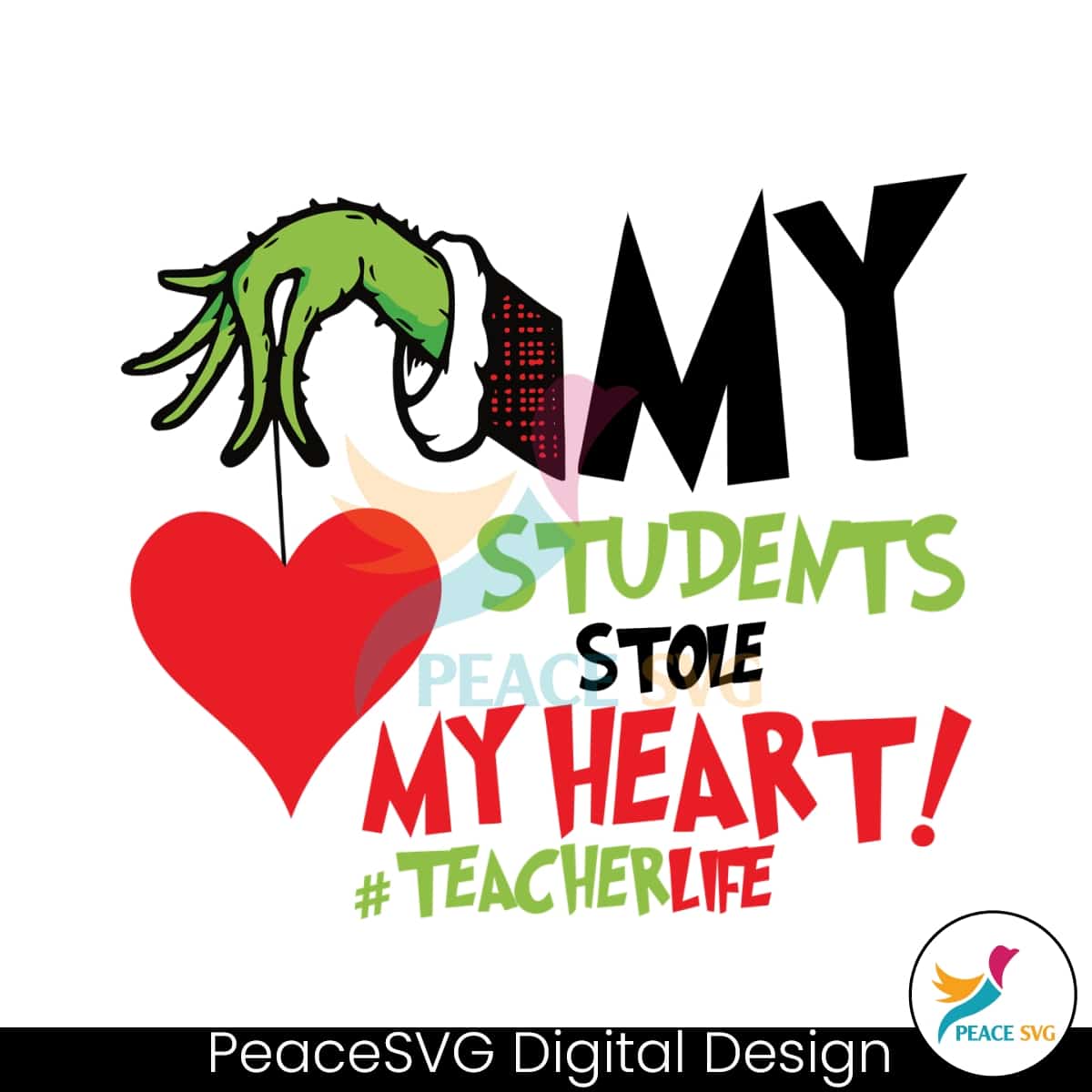 Students Stole My Heart SVG » PeaceSVG