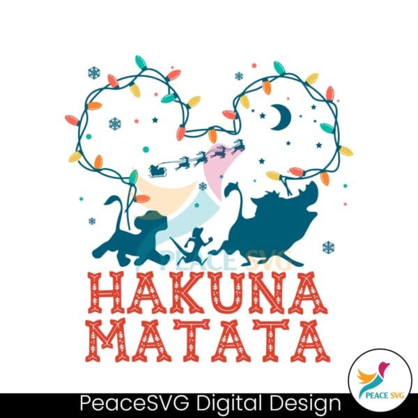hakuna-matata-christmas-svg