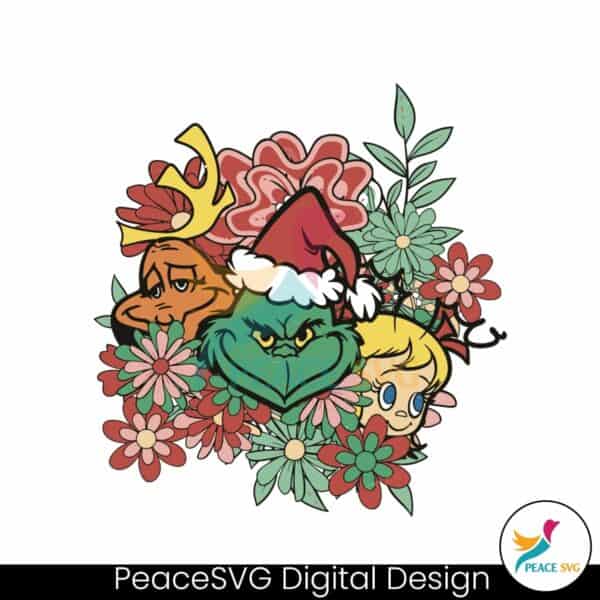 floral-grinch-max-cindy-lou-who-svg