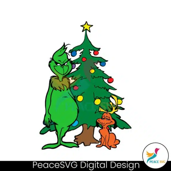 grinch-and-max-christmas-tree-svg