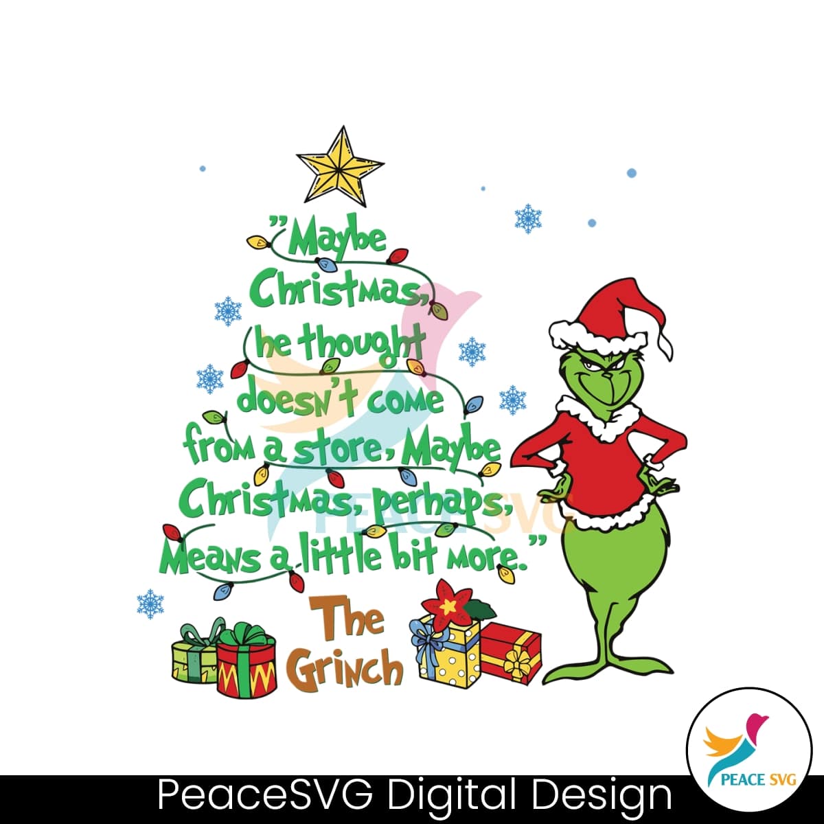 Grinch Means A Little Bit More SVG » PeaceSVG