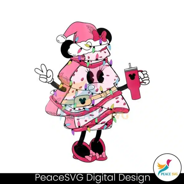 minnie-christmas-tree-cake-png