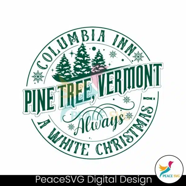 columbia-inn-pine-tree-vermont-svg