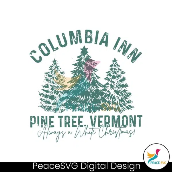 columbia-inn-pine-tree-vermont-svg-digital-cutting-file