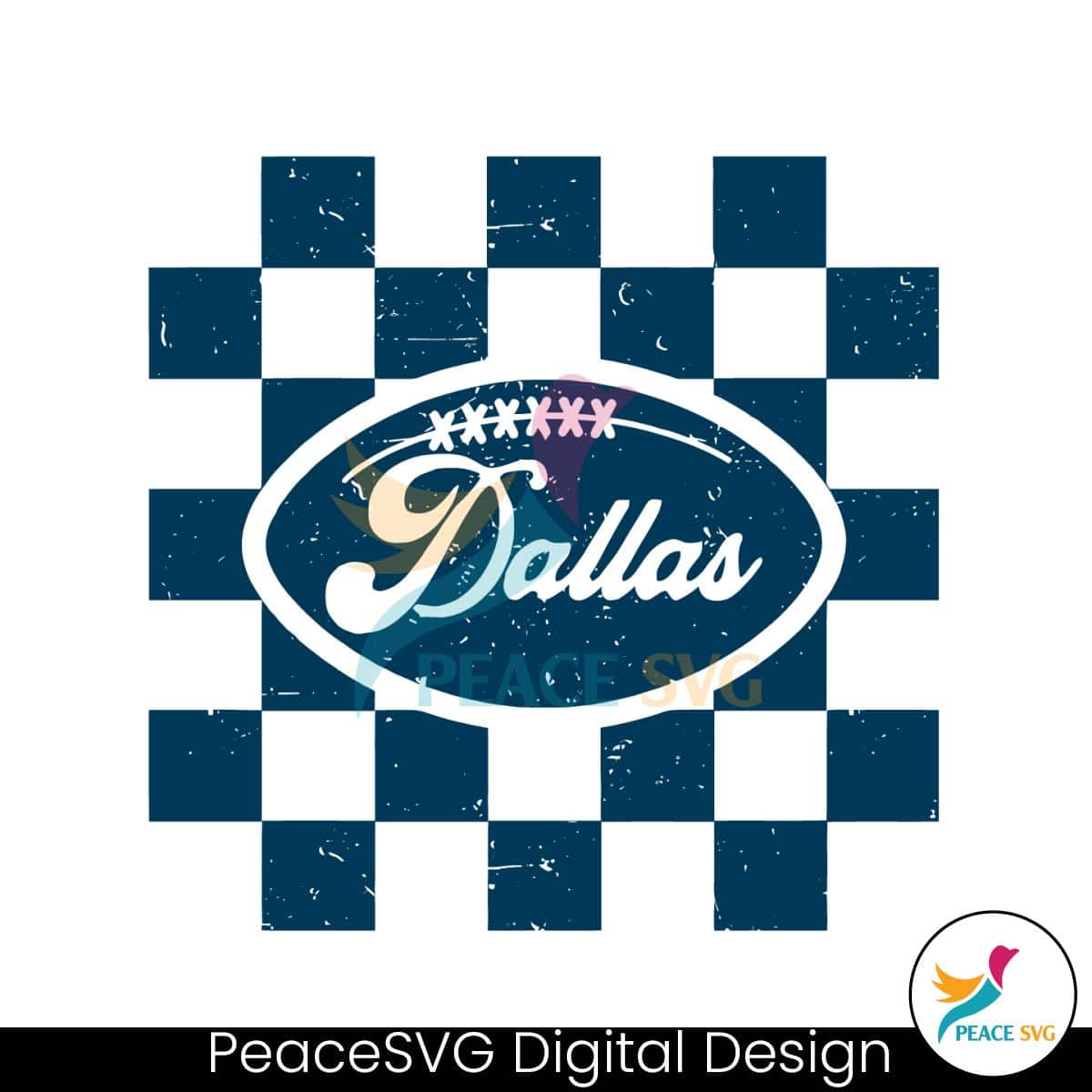 karo-muster-dallas-football-svg-digital-download