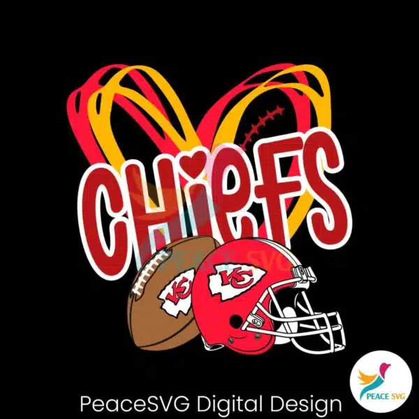 kansas-city-chiefs-football-heart-helmet-svg