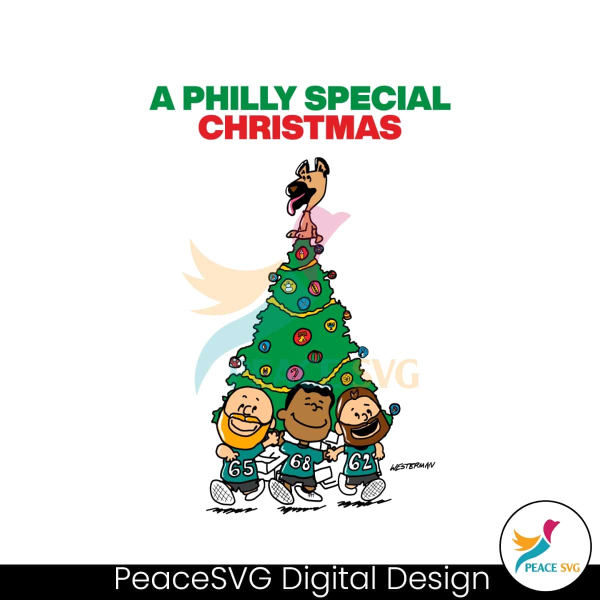 A Philly Special Christmas Philadelphia Eagles Football Player Svg