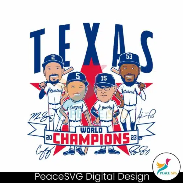 texas-baseball-world-champions-2023-caricatures-svg-file
