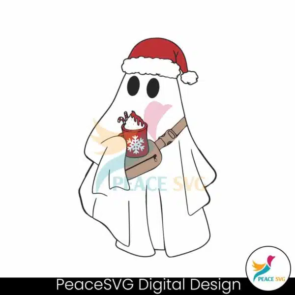 ghost-christmas-cute-little-ghost-coffee-stanley-belt-bag-svg