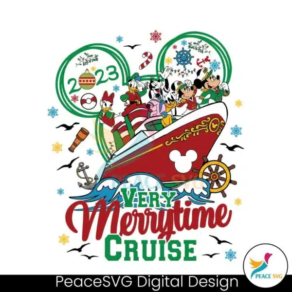 very-merrytime-cruise-mickey-and-friend-christmas-svg