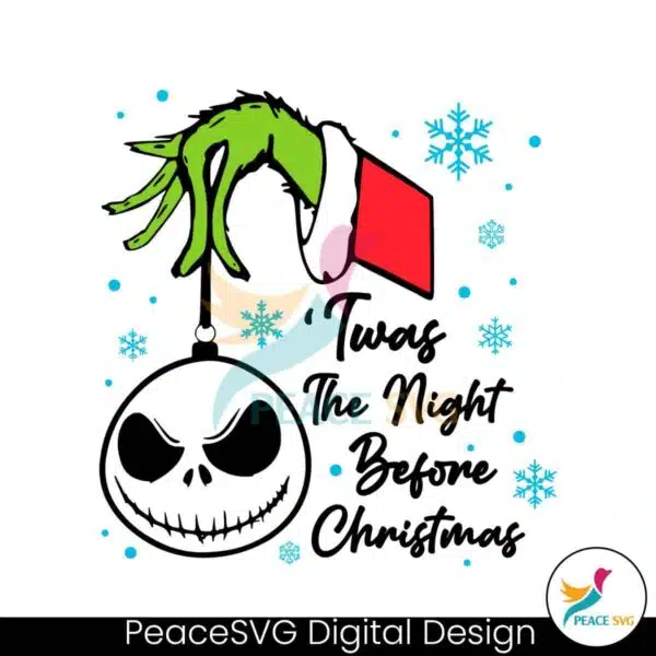 the-night-before-christmas-grinch-hand-svg