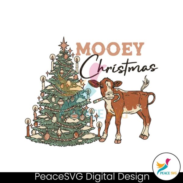 mooey-christmas-vintage-western-christmas-tree-cow-svg