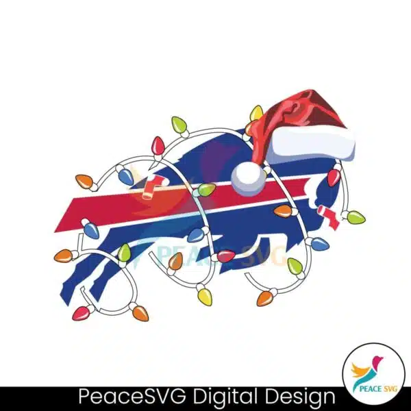 bills-with-santa-hat-and-christmas-light-svg