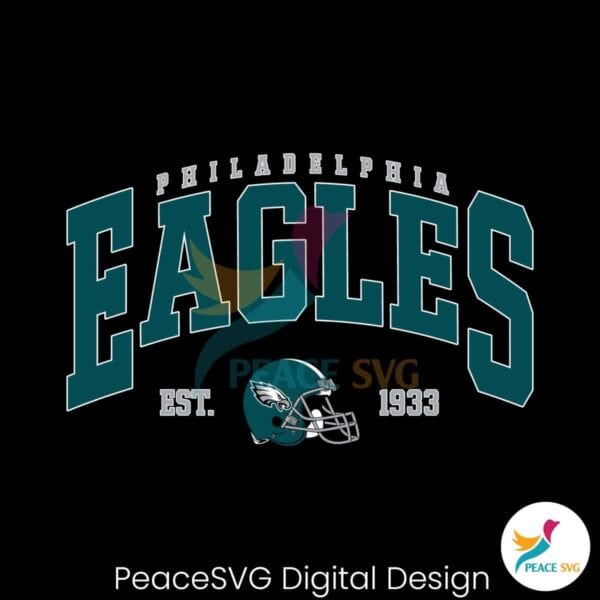 Vintage Philadelphia Eagles 1933 Football SVG » PeaceSVG