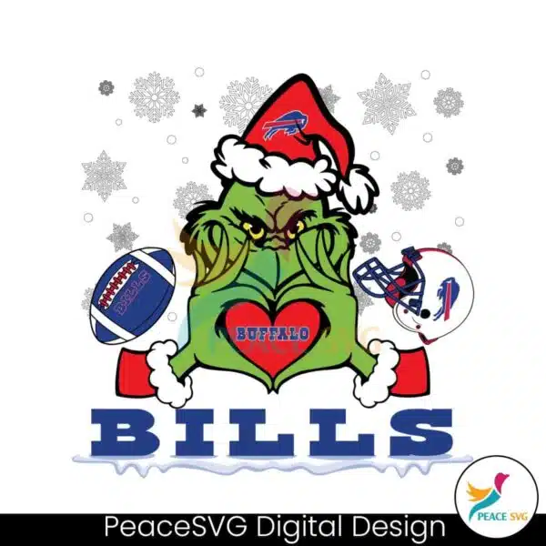 grinch-love-bills-football-helmet-svg