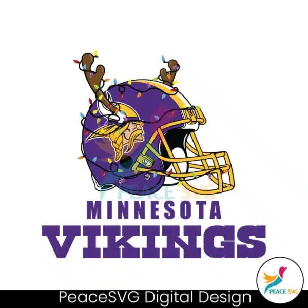 minnesota-vikings-helmet-deer-antlers-svg-digital-download