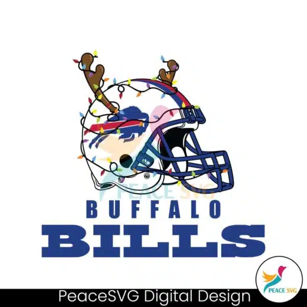 buffalo-bills-helmet-deer-antlers-svg-digital-download