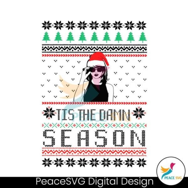 tis-the-damn-season-merry-christmas-svg-for-cricut-files