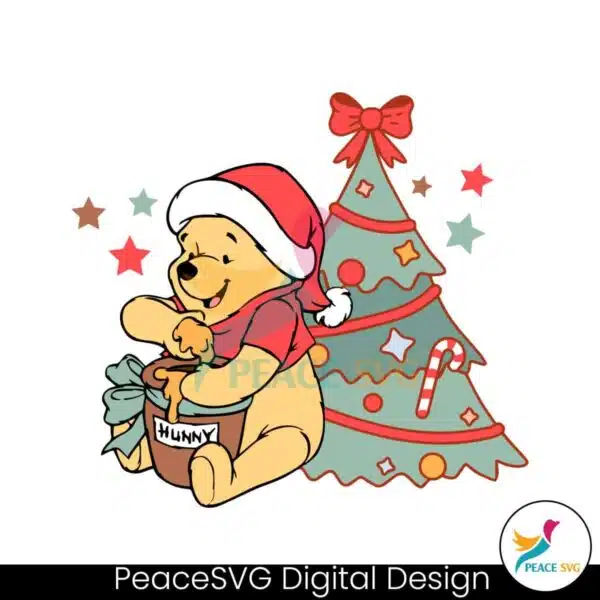 cute-winni-the-pooh-bear-christmas-svg-cutting-digital-file