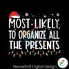 most-likely-to-organize-all-the-presents-svg
