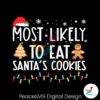 most-likely-to-eat-santas-cookies-svg