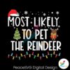 most-likely-to-pet-the-reindeer-svg