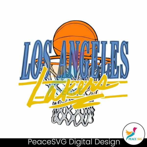 vintage-los-angeles-lakers-basketball-svg-download