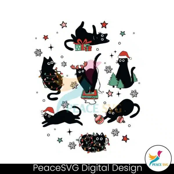 retro-christmas-black-cat-santa-hat-svg-graphic-design-file