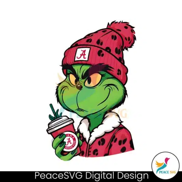 grinch-boujee-alabama-crimson-tide-png