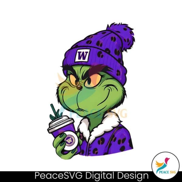 grinch-boujee-washington-huskies-png