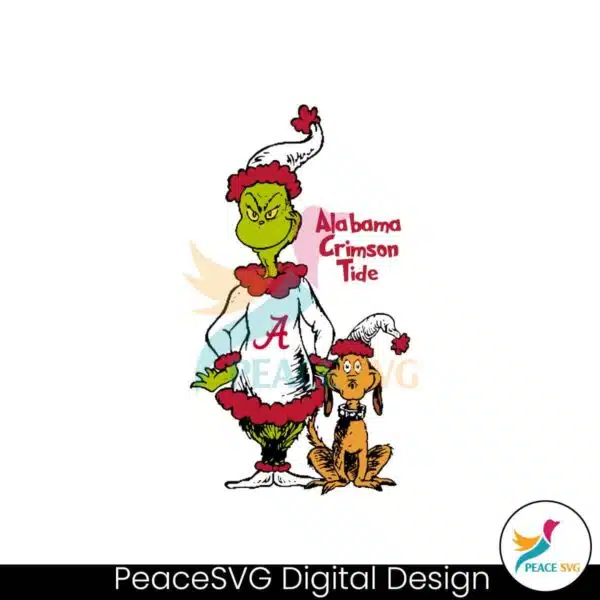 alabama-crimson-tide-grinch-and-max-svg