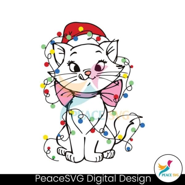 disney-santa-marie-cat-christmas-lights-svg