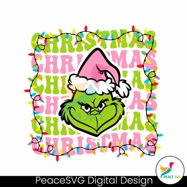 retro-christmas-grinch-face-svg