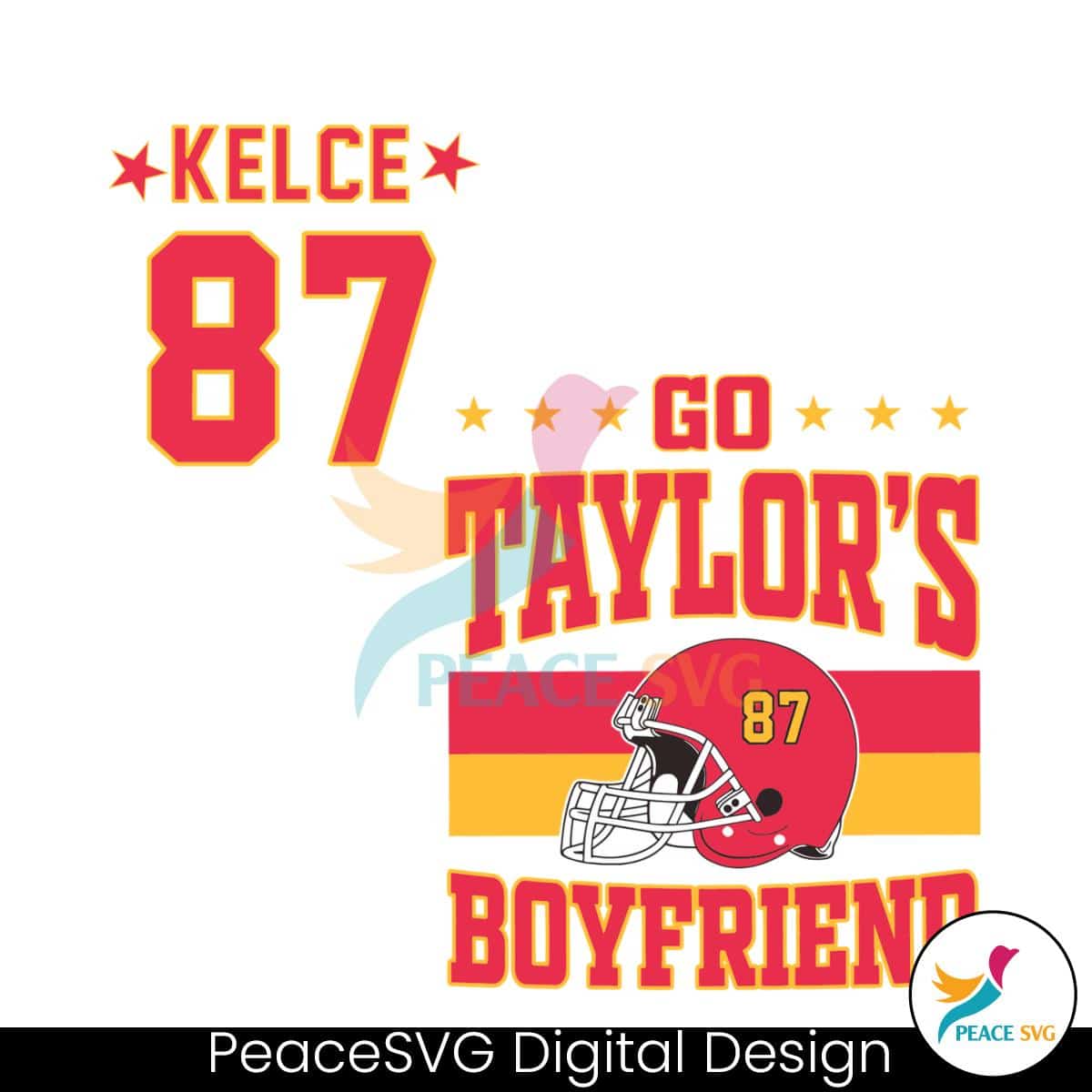 Go Taylors Boyfriend Kelce 87 SVG » PeaceSVG