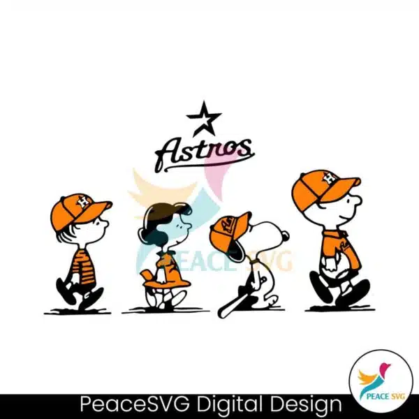 peanuts-houston-astros-baseball-svg-digital-download