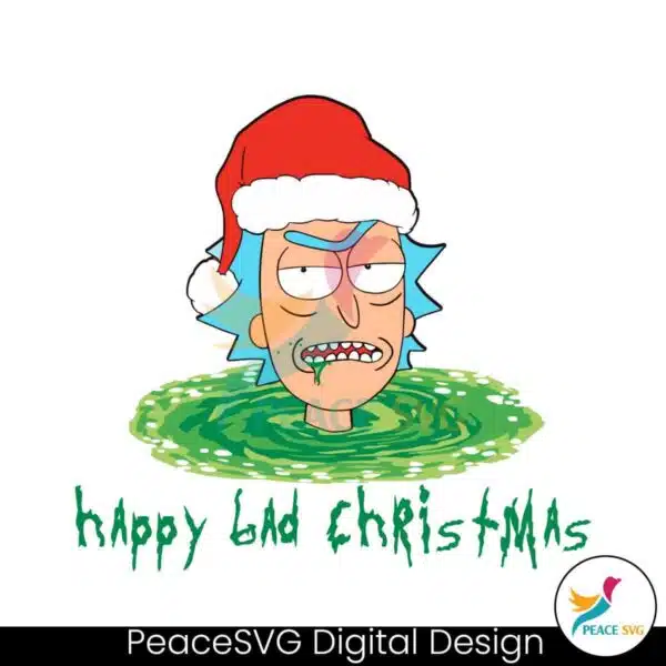 happy-bad-christmas-rick-and-morty-svg