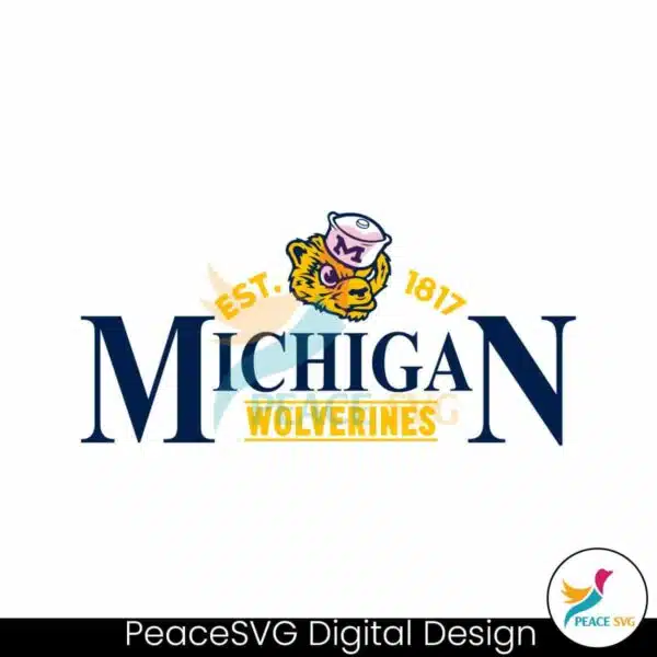 vintage-michigan-wolverines-ncaa-football-svg