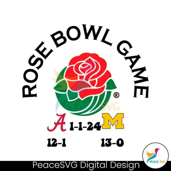 rose-bowl-2024-alabama-vs-michigan-svg