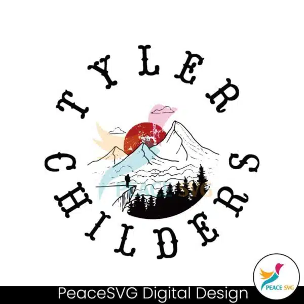 retro-tyler-childers-mountain-svg