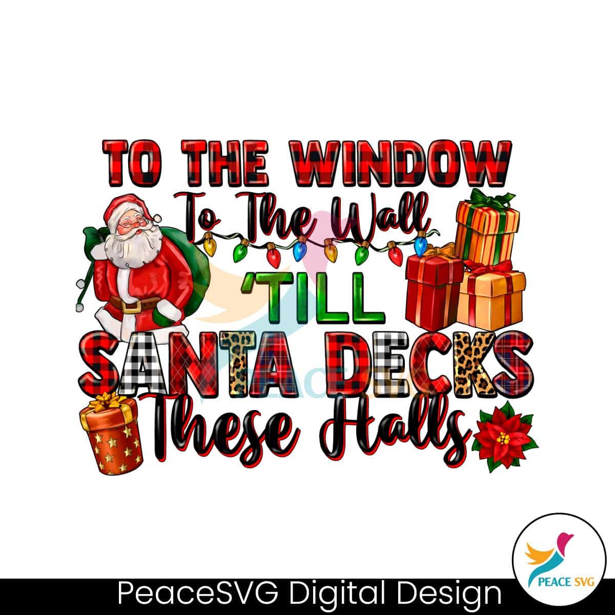 To The Window To The Wall Santa Decks PNG