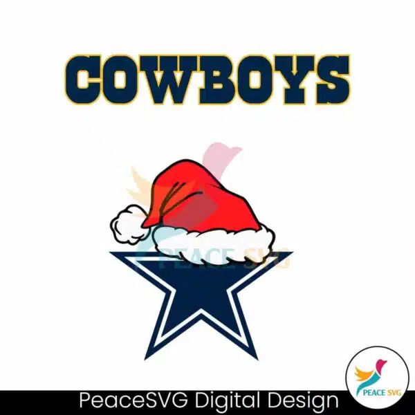 dallas-cowboys-nfl-christmas-logo-svg